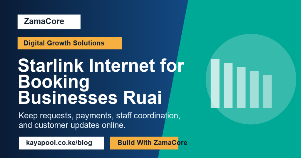 Starlink Internet for Booking Businesses Ruai