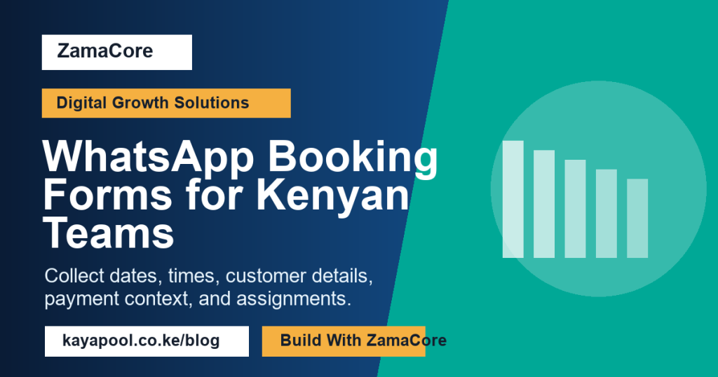 WhatsApp Booking Forms for Kenyan Teams