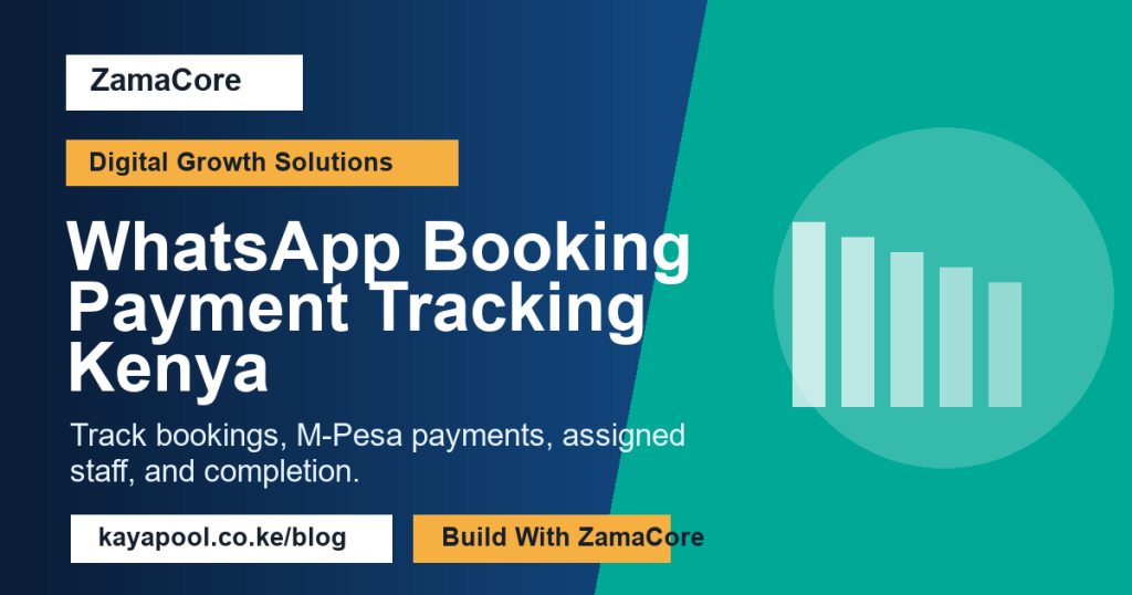 WhatsApp Booking Payment Tracking Kenya